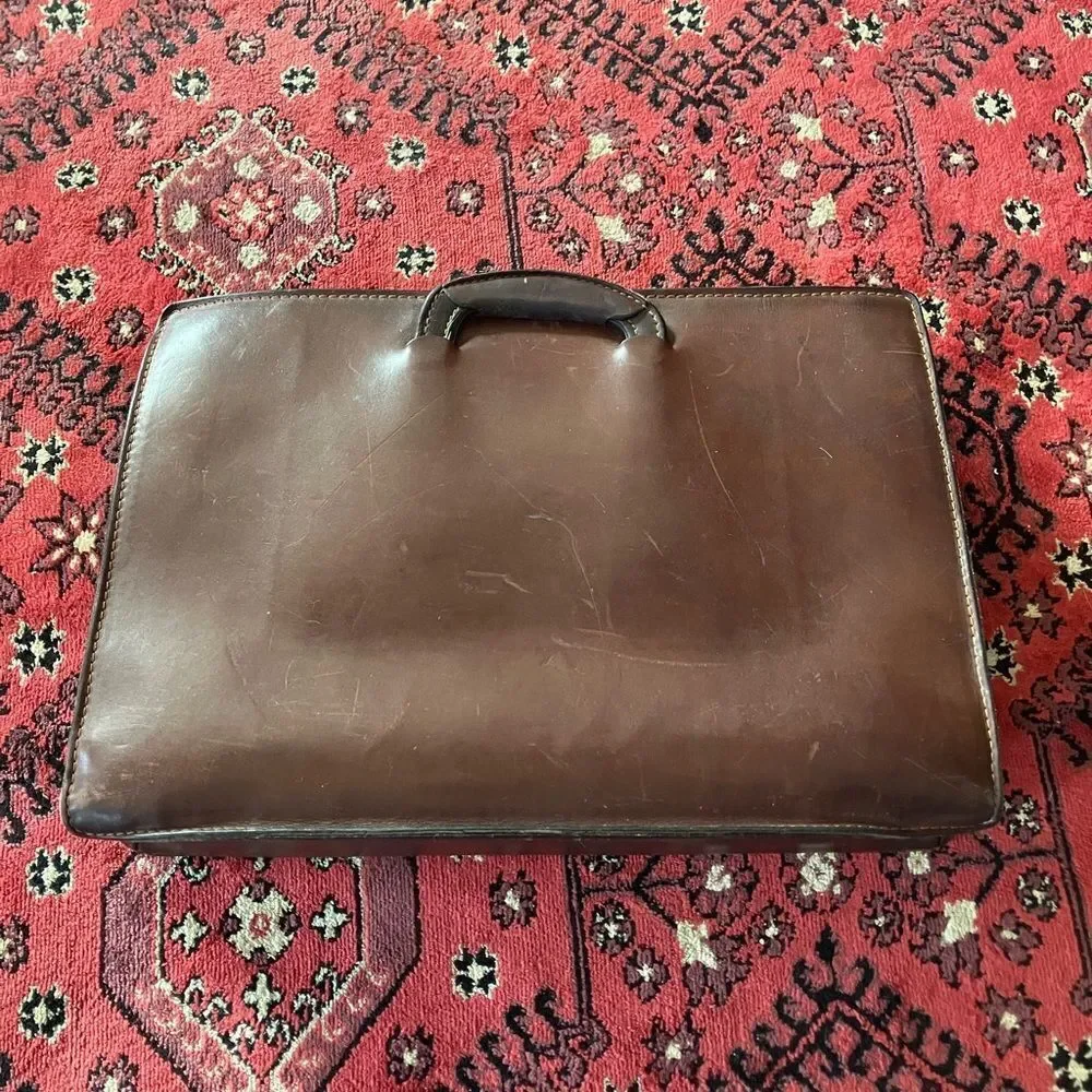 Brown Leather Briefcase